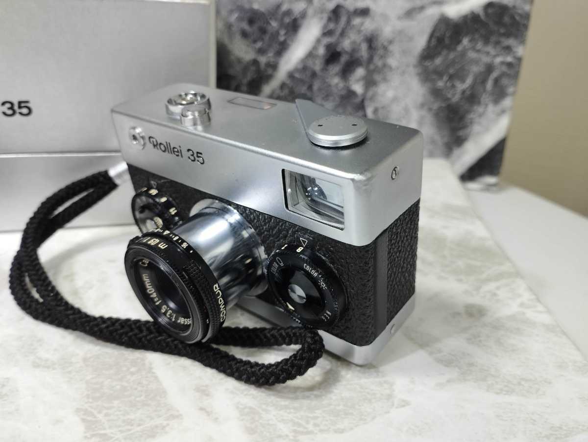 終活】Rollei35 Tessar40mm f3.5搭載モデル 希少元箱，説明書，フード