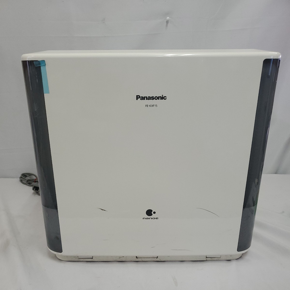 ★中古 Panasonic FE-KXF15 気化式加湿器 ホワイト ナノイー ヒーターレス加湿機 パナソニック 2016年製 プレハブ42畳用 66-89