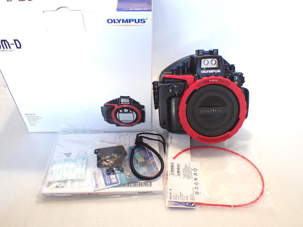 オリンパス　PT-EP14　防水プロテクター（OM-D　E-M1MarkⅡ用）耐圧検査済み