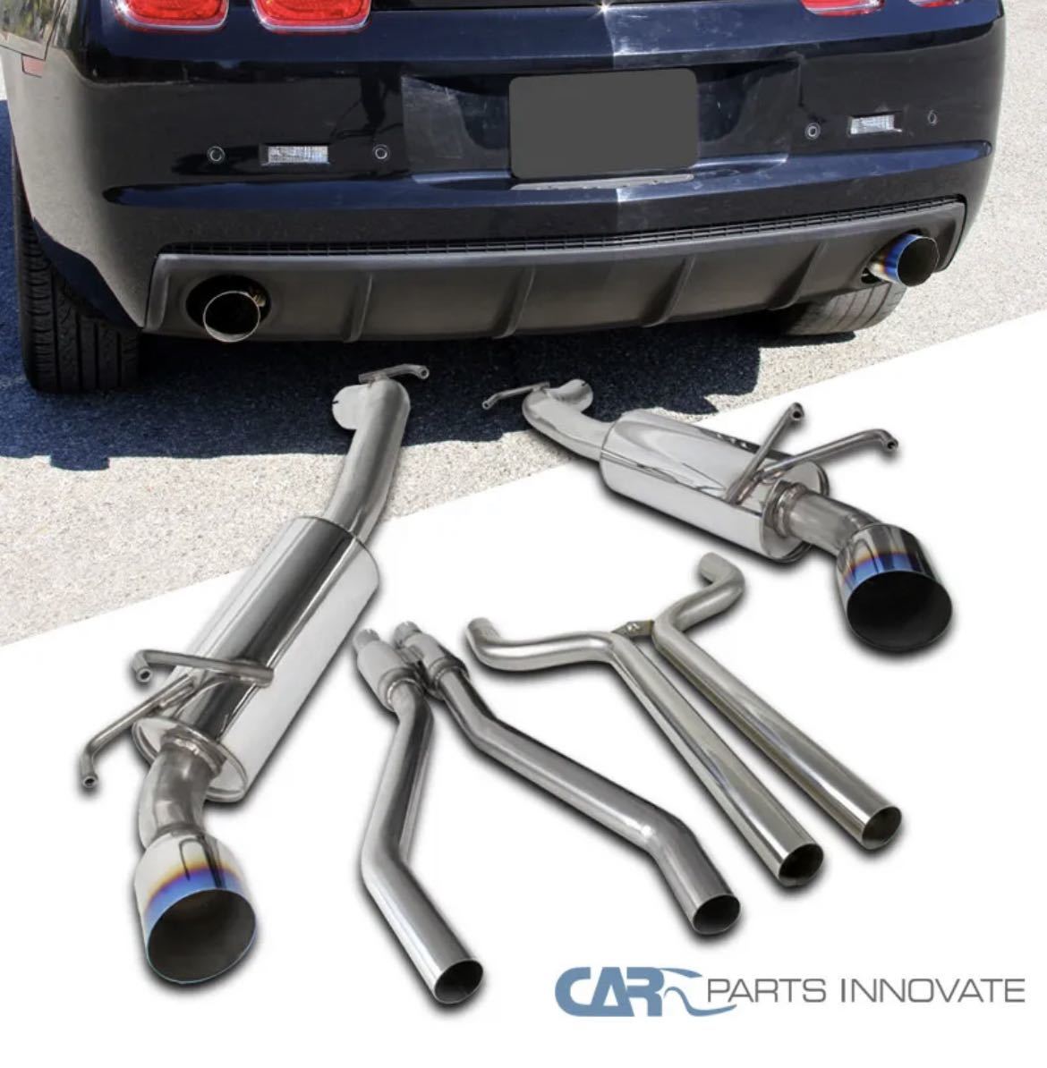 ★NEW★ シボレー カマロ 2010-15 V6 マフラー 中間 パイプ カスタム パーツ エアロ エキゾースト camaro リアピース ②