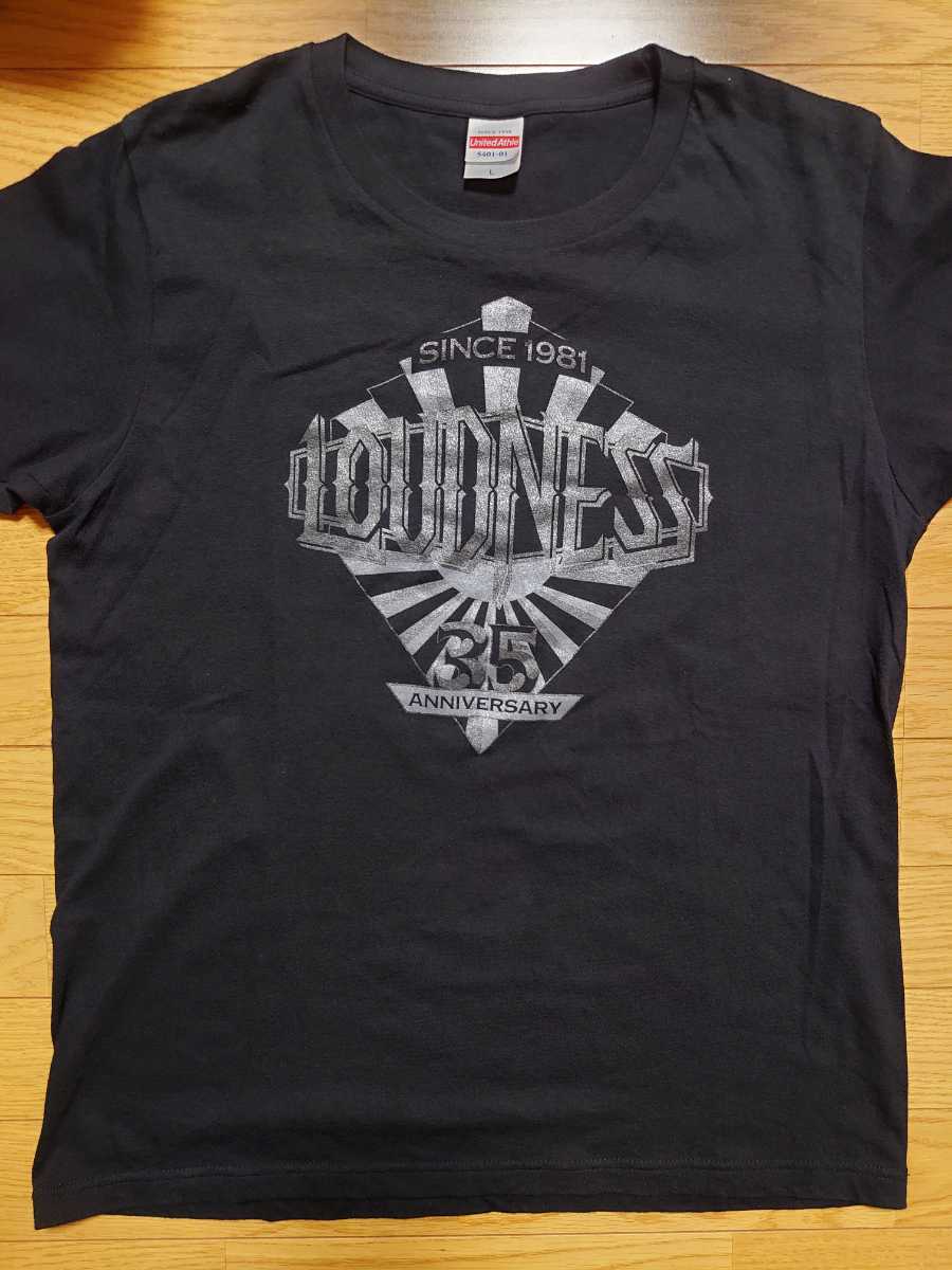 新品・LOUDNESS サイン入りTシャツ（S）ラウドネス サイン入り】【未使用品】【Lサイズ】LOUDNESS ラウドネス 二井原実