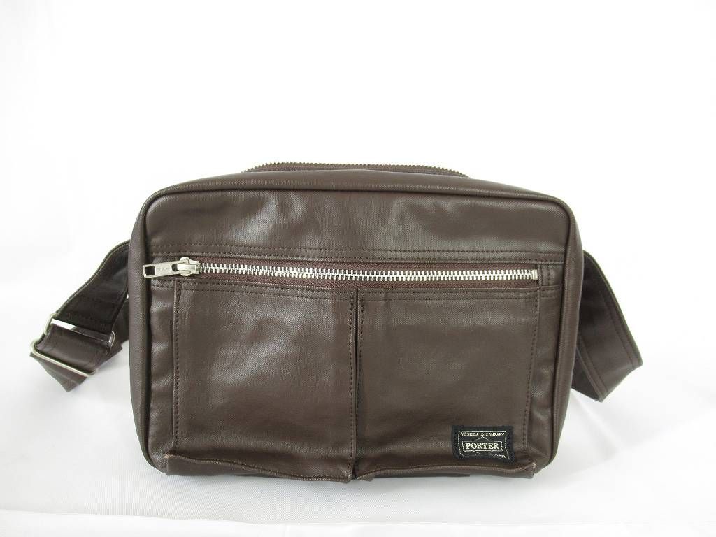 1円 美品 ポーター フリースタイル ショルダーバッグ BV596