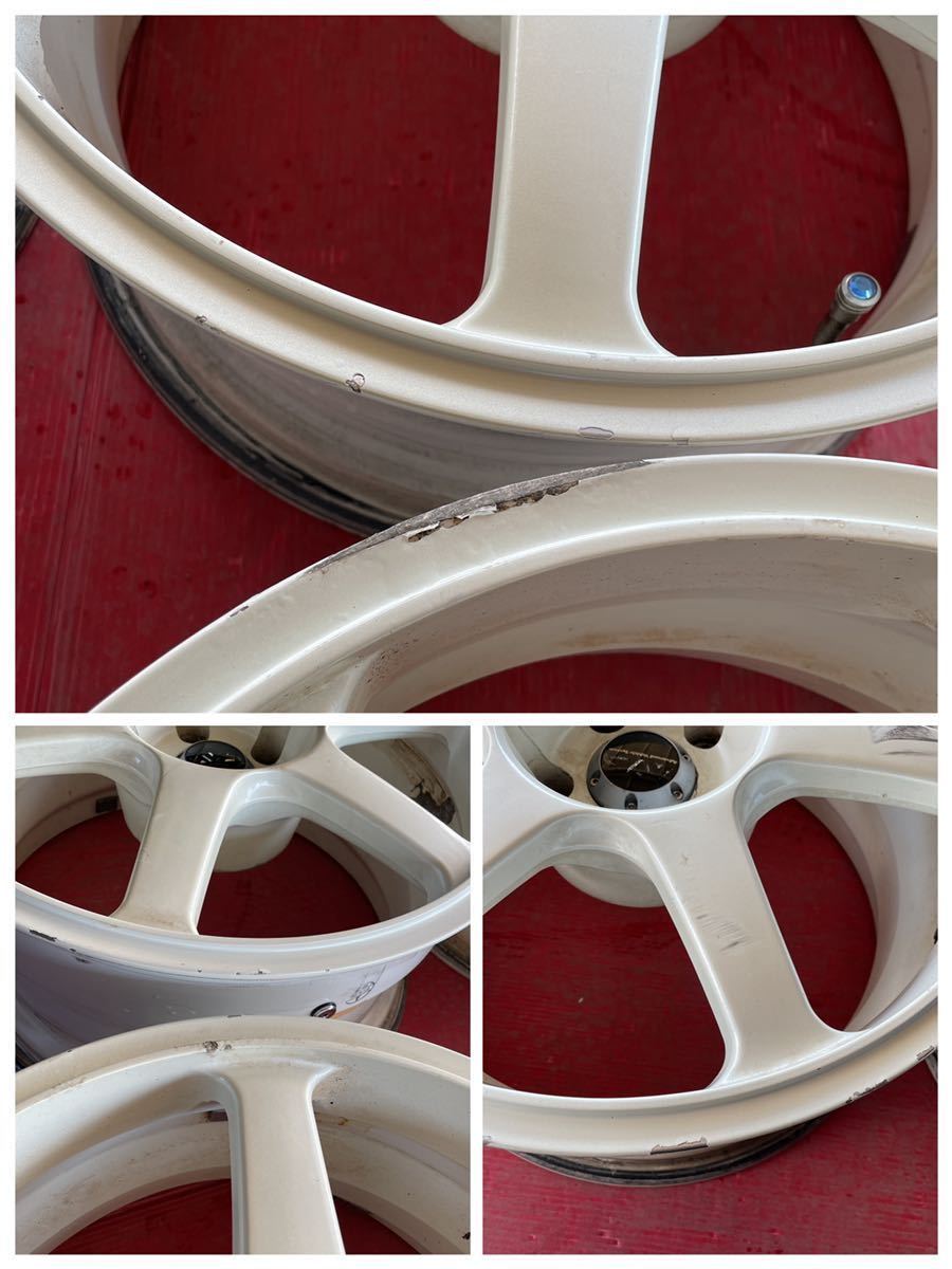 希少 YOKOHAMA AVS MODEL6 モデル6 17インチ 8J/9J ET+35 PCD114.3-5穴