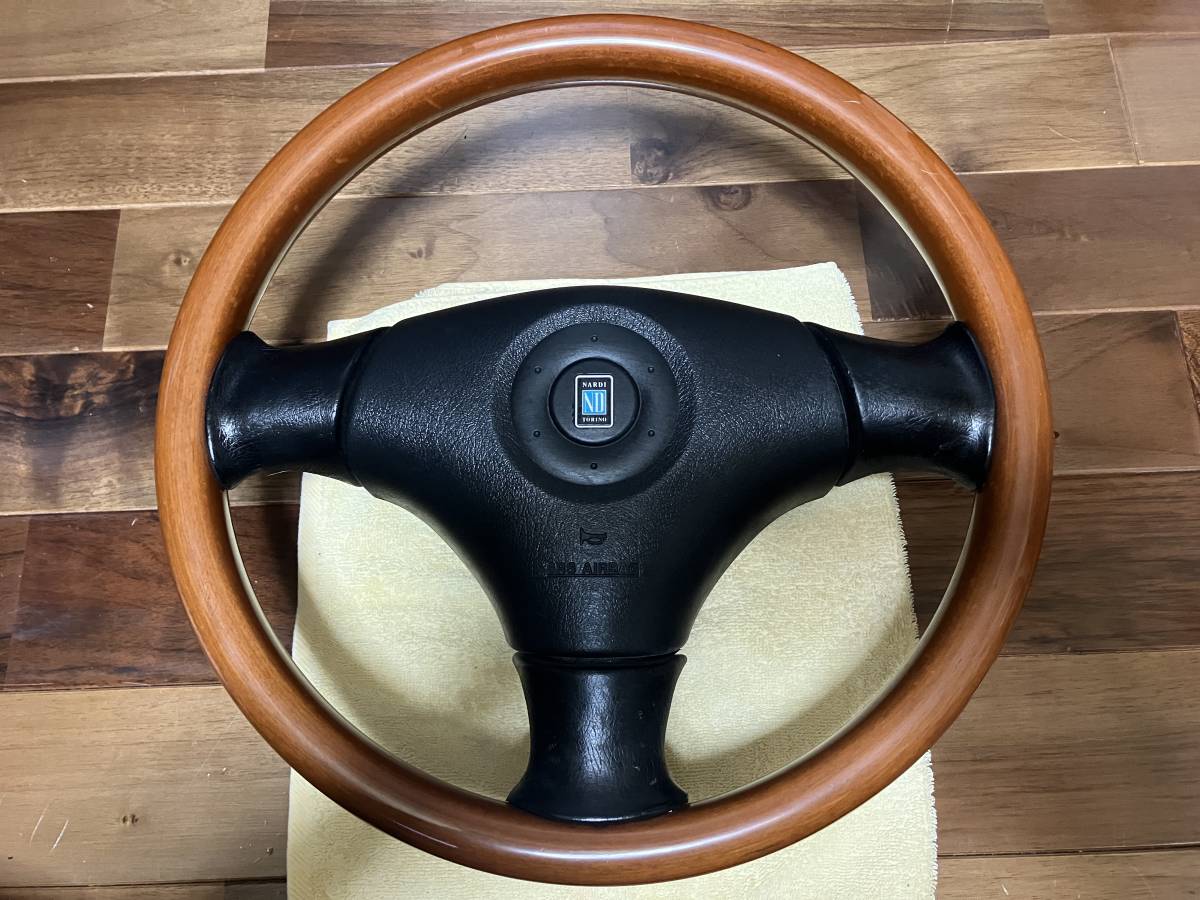 ロードスター NA用？ ロードスター 純正 ウッド ステアリング ナルディ