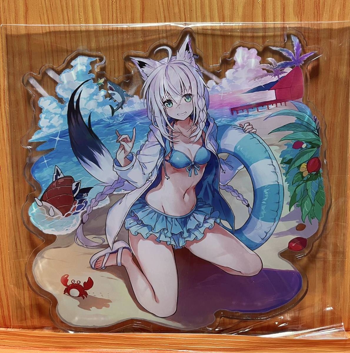 ホロライブ アクリルスタンド 白上フブキ水着(コミック、アニメグッズ