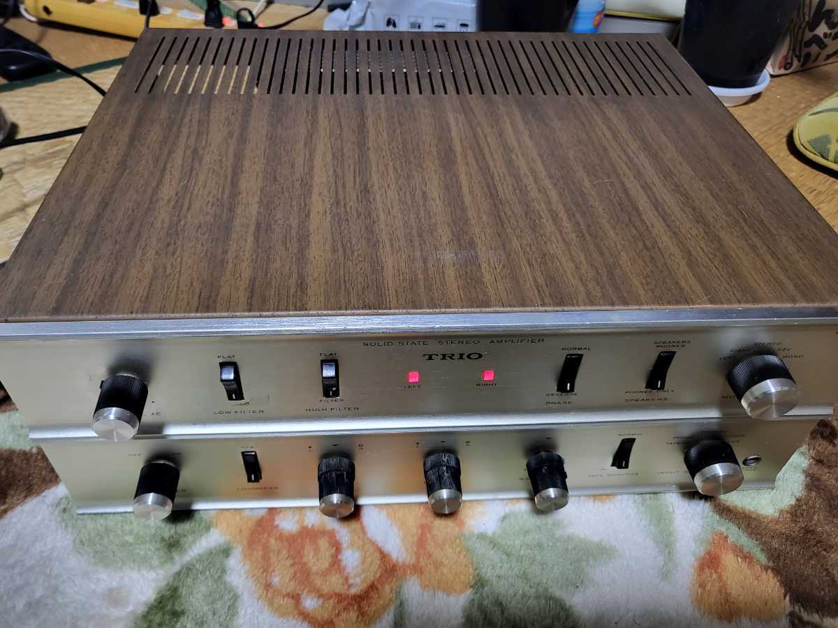 レトロTRIO トリオ プリメインアンプ TW-80D 1966年頃 ￥45,000 