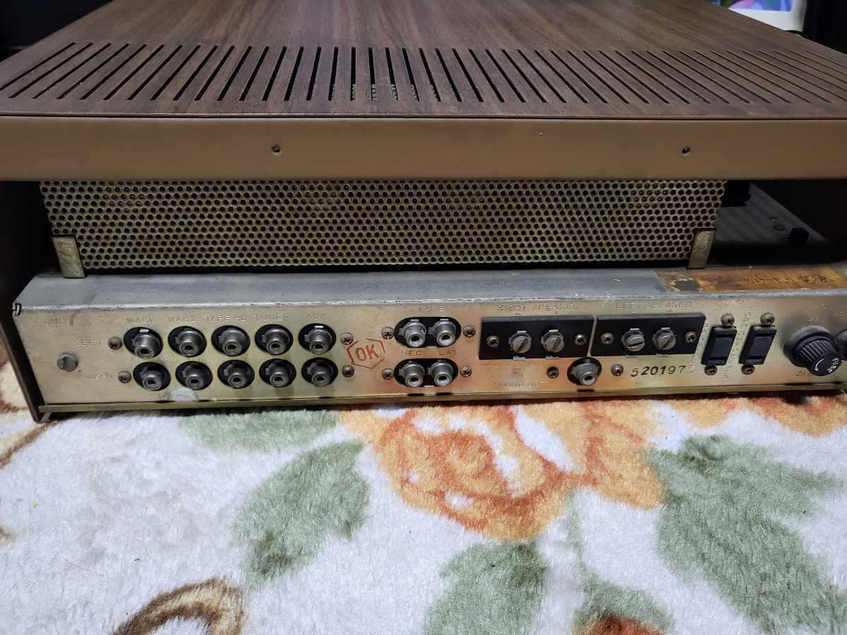 レトロTRIO トリオ プリメインアンプ TW-80D 1966年頃 ￥45,000 