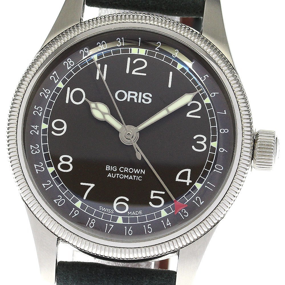 ☆良品 ☆箱・保証書付き【ORIS】オリス ビッグクラウン ポインター