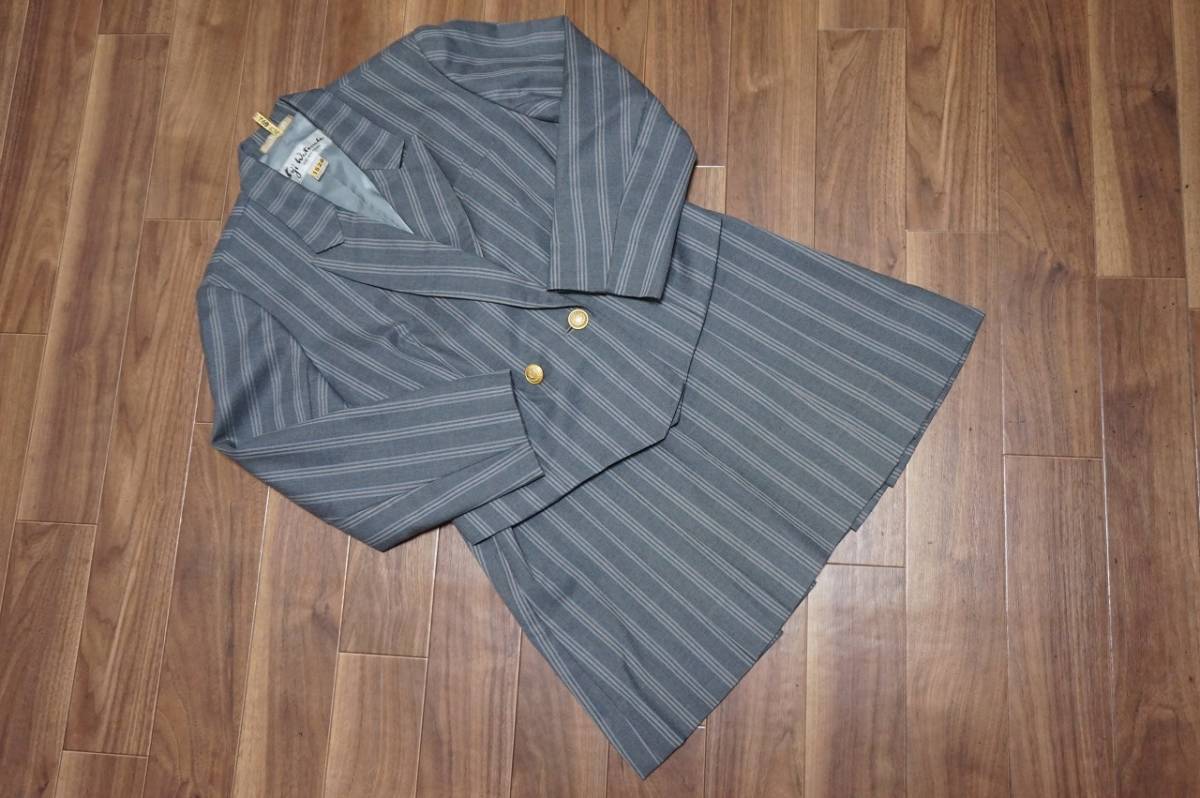 メリノール学院中　制服上下セット　ウエスト66　丈52　冬服　長袖　女子　JK　JC