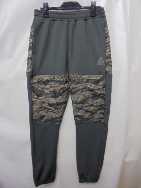 【KCM】Z-ree-34-M★展示品【Reebok/リーボック】メンズ ワンシリーズ ハイブリッドスウェット パンツ　FLU94-DN3202　カーキ系　サイズ M