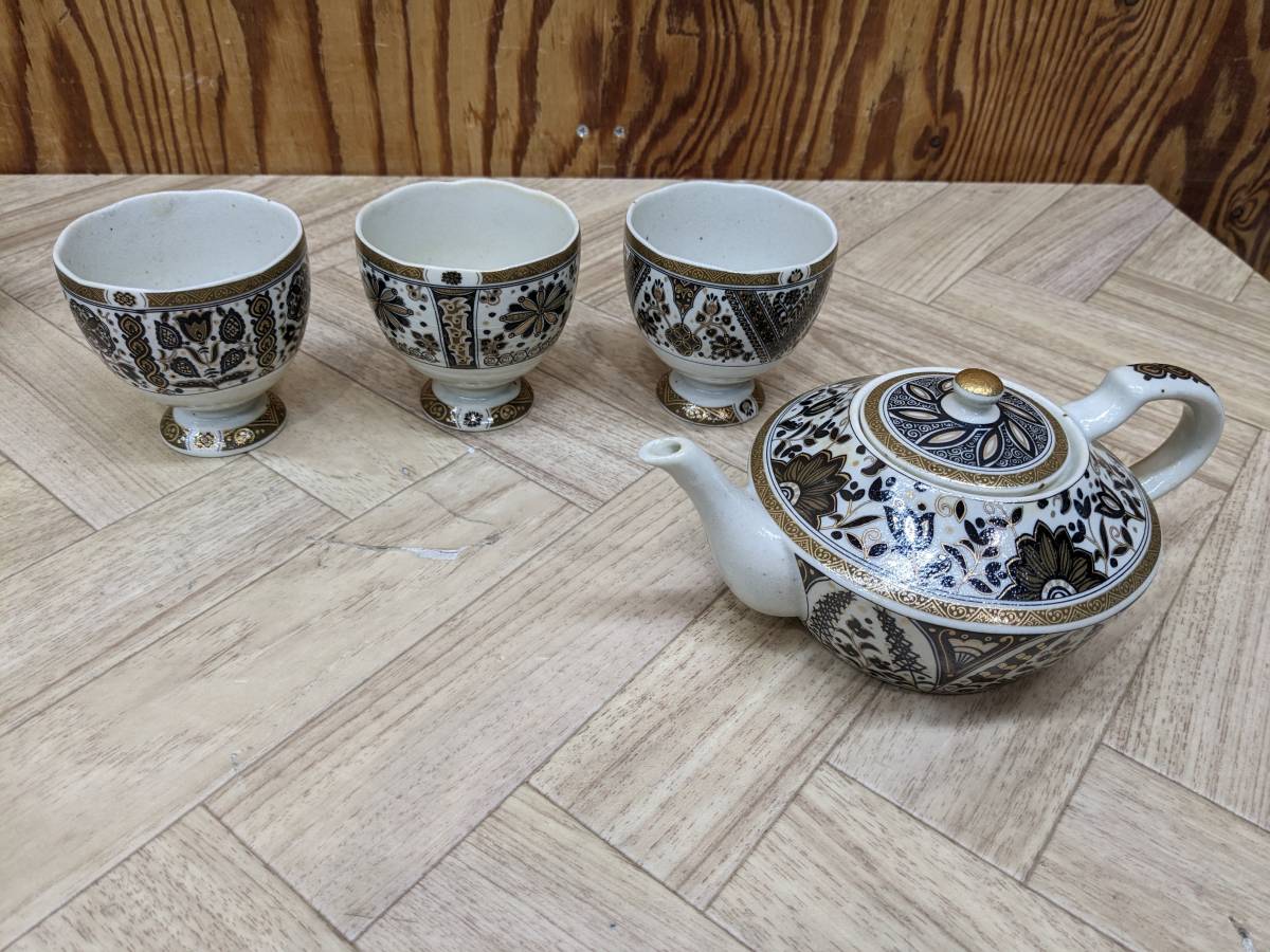 Eclectique kai kai エクレクティックカイカイ 茶器 急須 湯呑3客 