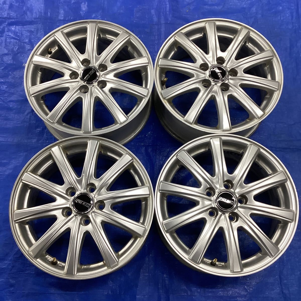 W434B5K] イエローハット SPORT RUOTA 社外アルミホイール 15×6J+45 15