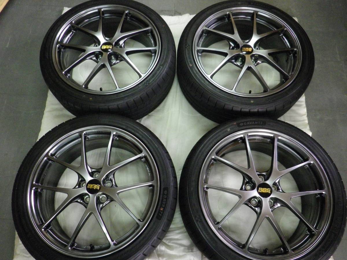 美品 BBS RI-A 【RI-A021】 18インチ 7.5J 5H100 +48 ダイヤモンド 
