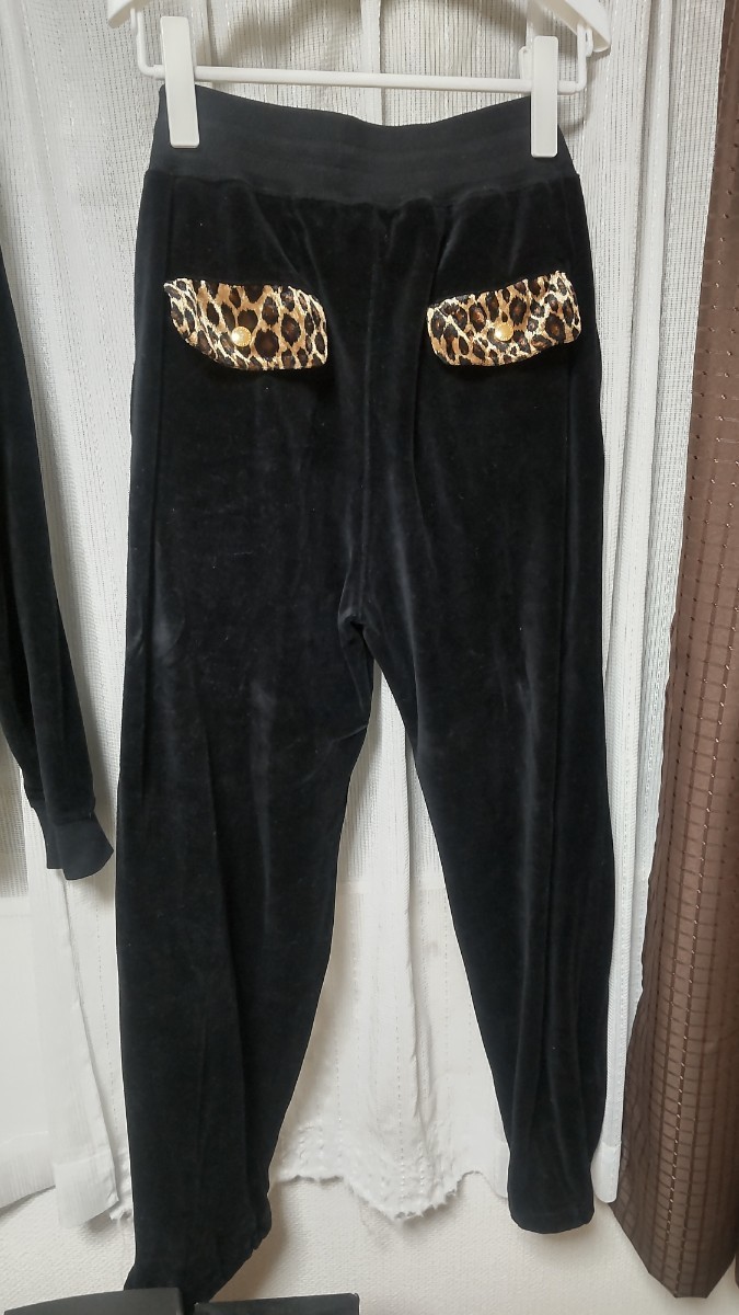 24karats ジャージ セットアップ ベロア 豹柄 レオパード 美品 M