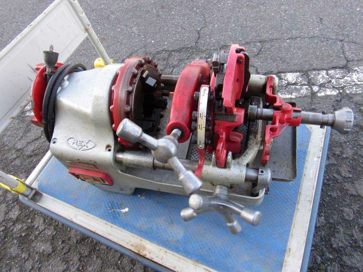 ◇ 最終値下げ REX パイプマシン N50AⅢ ねじ切り機 動作品 電動工具 切断機