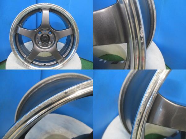 4本 中古 HOT STUFF X CROSS SPEED クロススピード 16インチ 7J +43