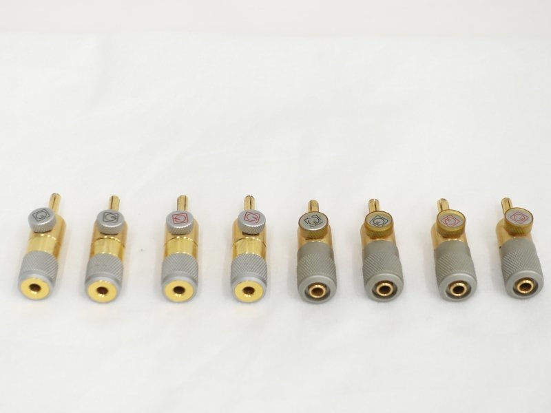□□GOLDMUND BANANA 4本/Y-BANANA Yラグ対応 4本 バナナプラグ 8個 