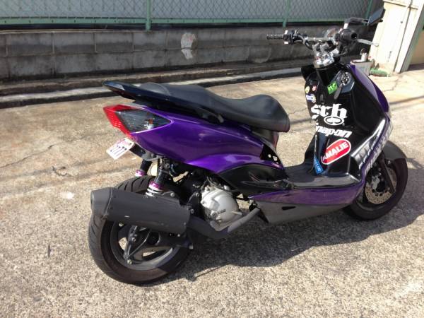 se12j スワップに SE12J シグナスX マジェエンジンスワップ車両。1スタ！！(51cc-125cc