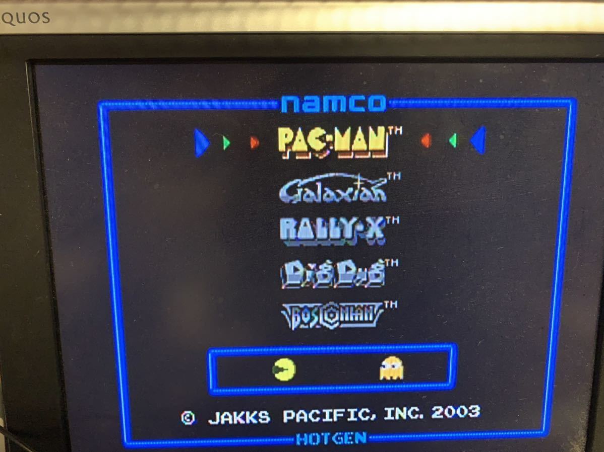 絶版品 アーケードゲームコントローラー型ゲーム機 NAMCO 5Classic 
