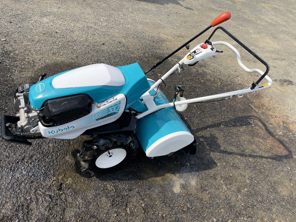 宮城県 クボタ 管理機 TRS60 作業幅550mm リコイル 最大6.2馬力 
