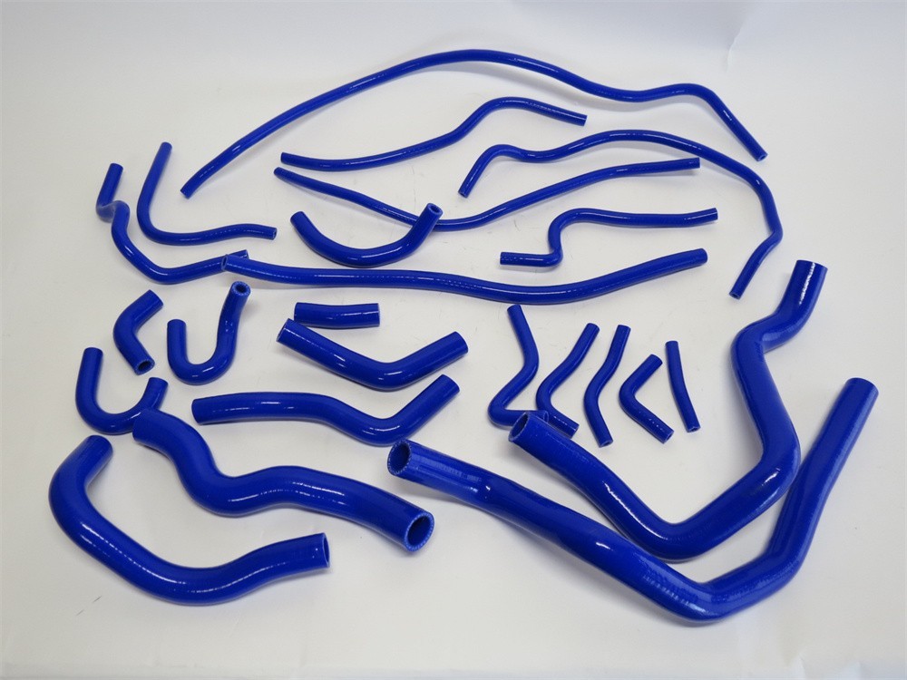 CBR400RR NC29 cbr400rr nc29 1990-1994 シリコン ラジエターホース 24P 青 【h-nc29-1】