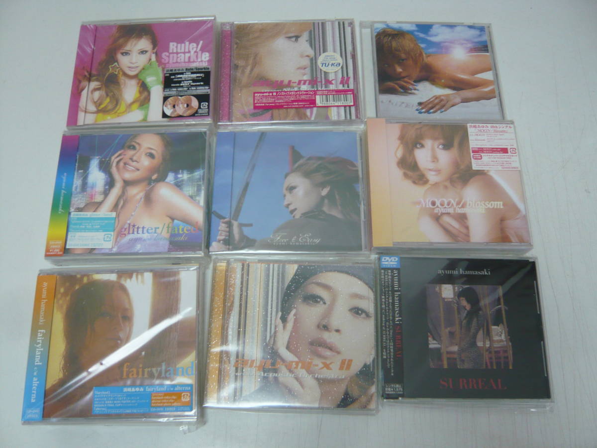 浜崎あゆみCD.DVD 48本セット BLUE BIRD/Evolution/HEAVEN 含む色々 