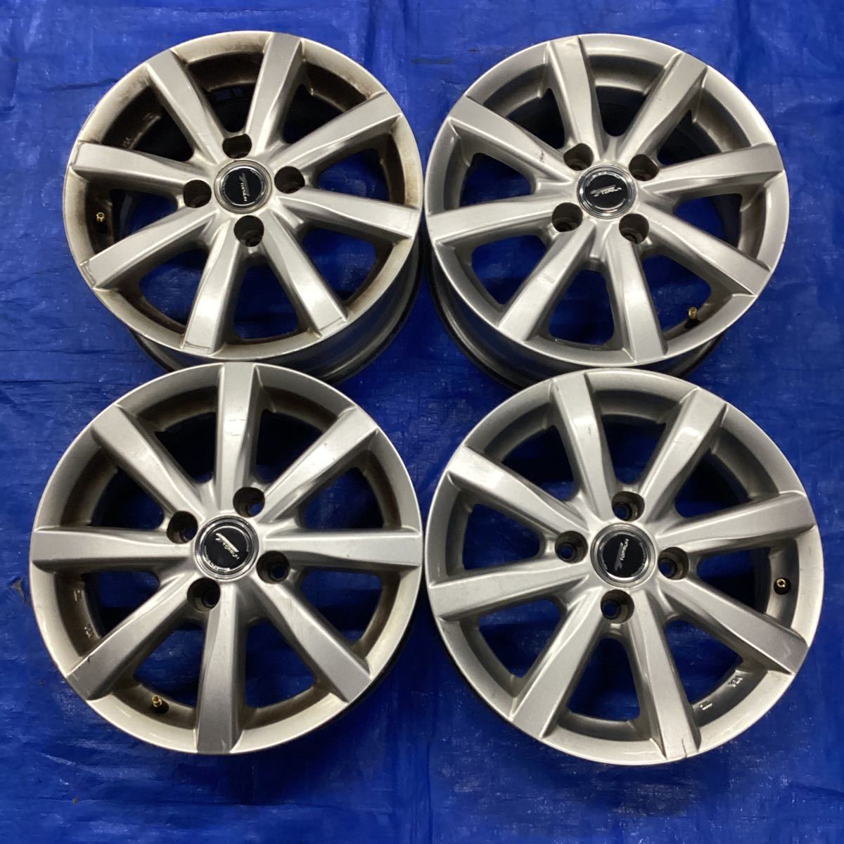 W555C5K ブリヂストン TOPRUN A18 社外アルミホイール 14×5.5J+38 14 