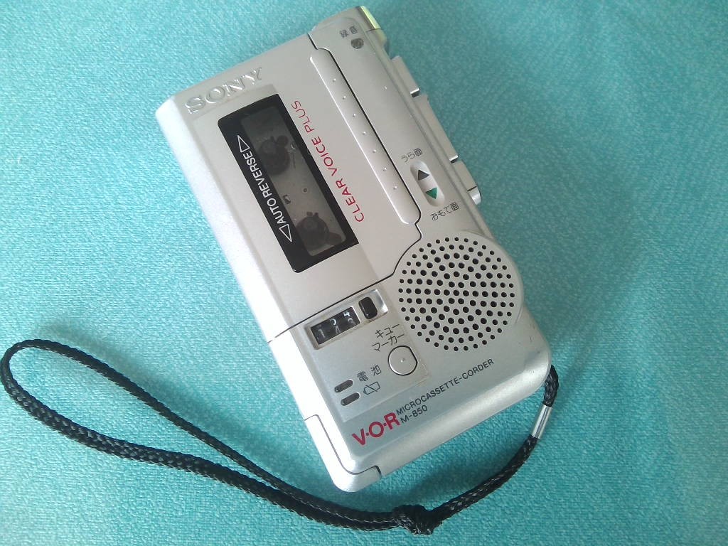 外観美品★SONY　ソニー　M-850　マイクロカセットレコーダー　★ジャンク