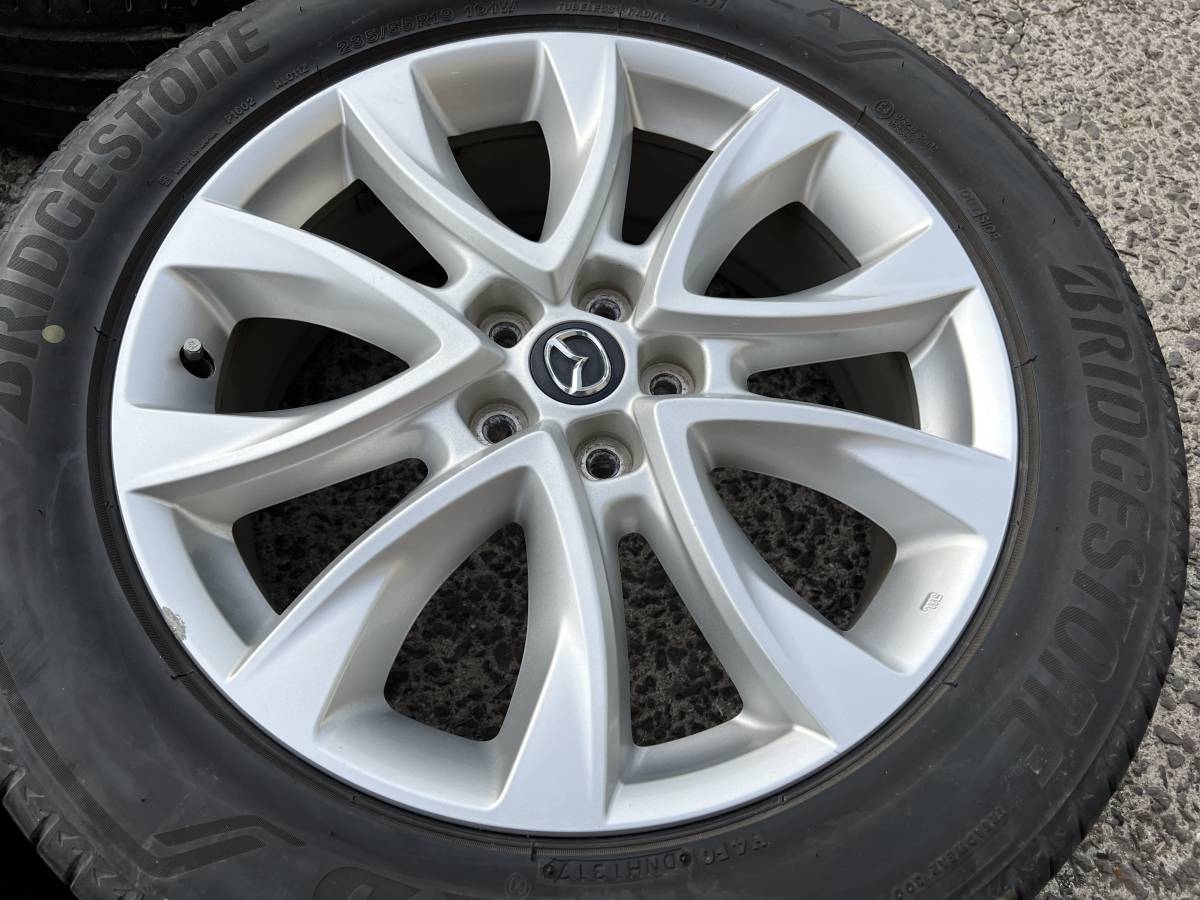 KE2FW マツダ CX-5 純正 19インチ アルミホイールタイヤセット 235 