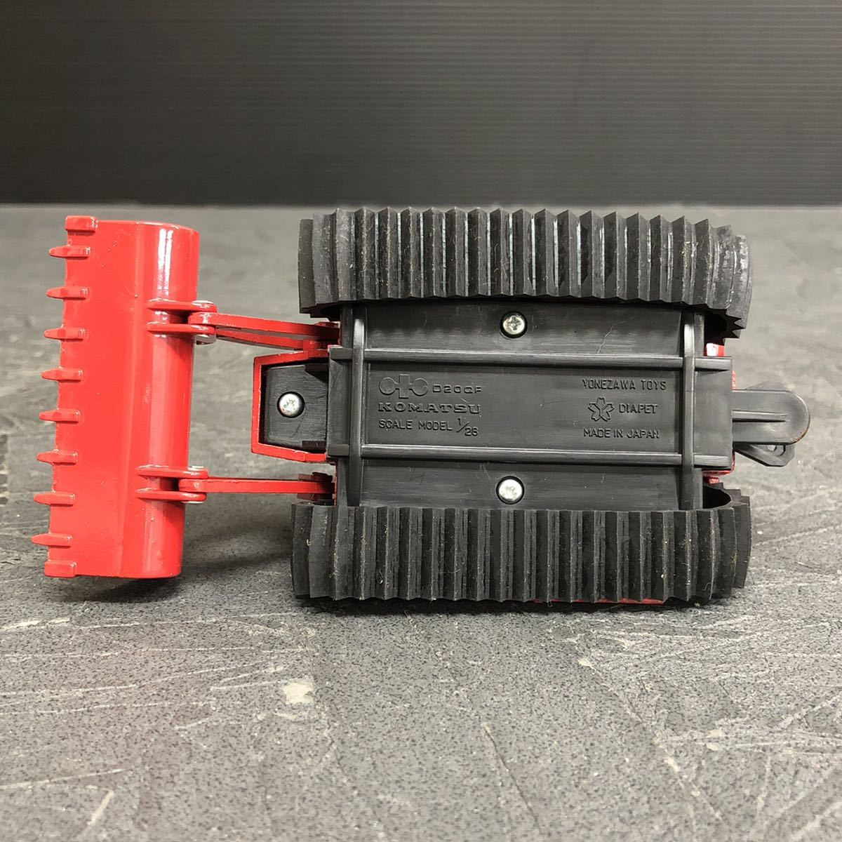 当時物 ヨネザワ ダイヤペット ミニカー 1/28 K-31 コマツ シャベル