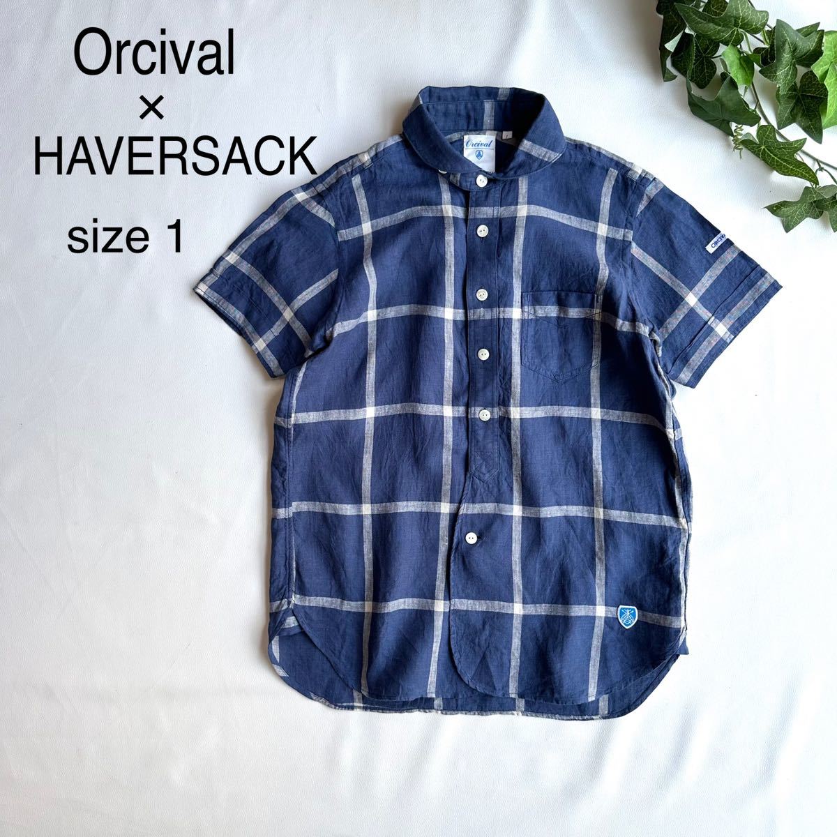 ORCIVAL×HAVERSACK ORCIVAL - ハバーサック HAVERSACK × リネン シャツ 