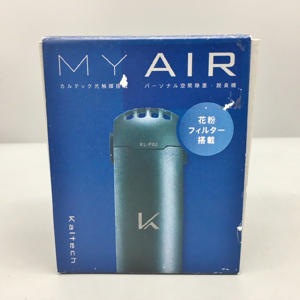 パーソナル空間除菌脱臭機 カルテック 花粉 | KL-P02 KL-P02-W MYAIR 