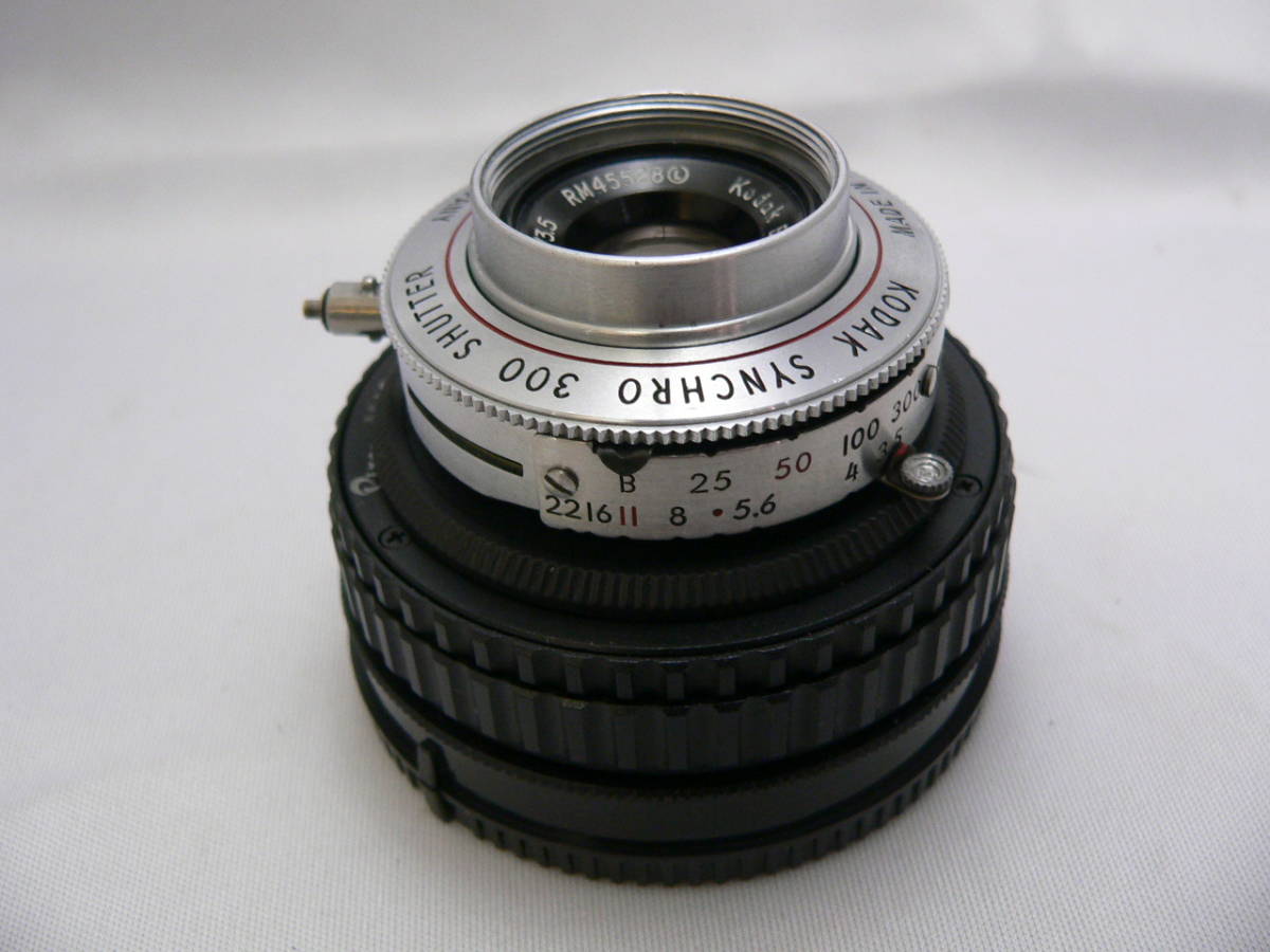 ソニーEマウント改造レンズ Kodak コダック エクター 44mmF3，5 管理 