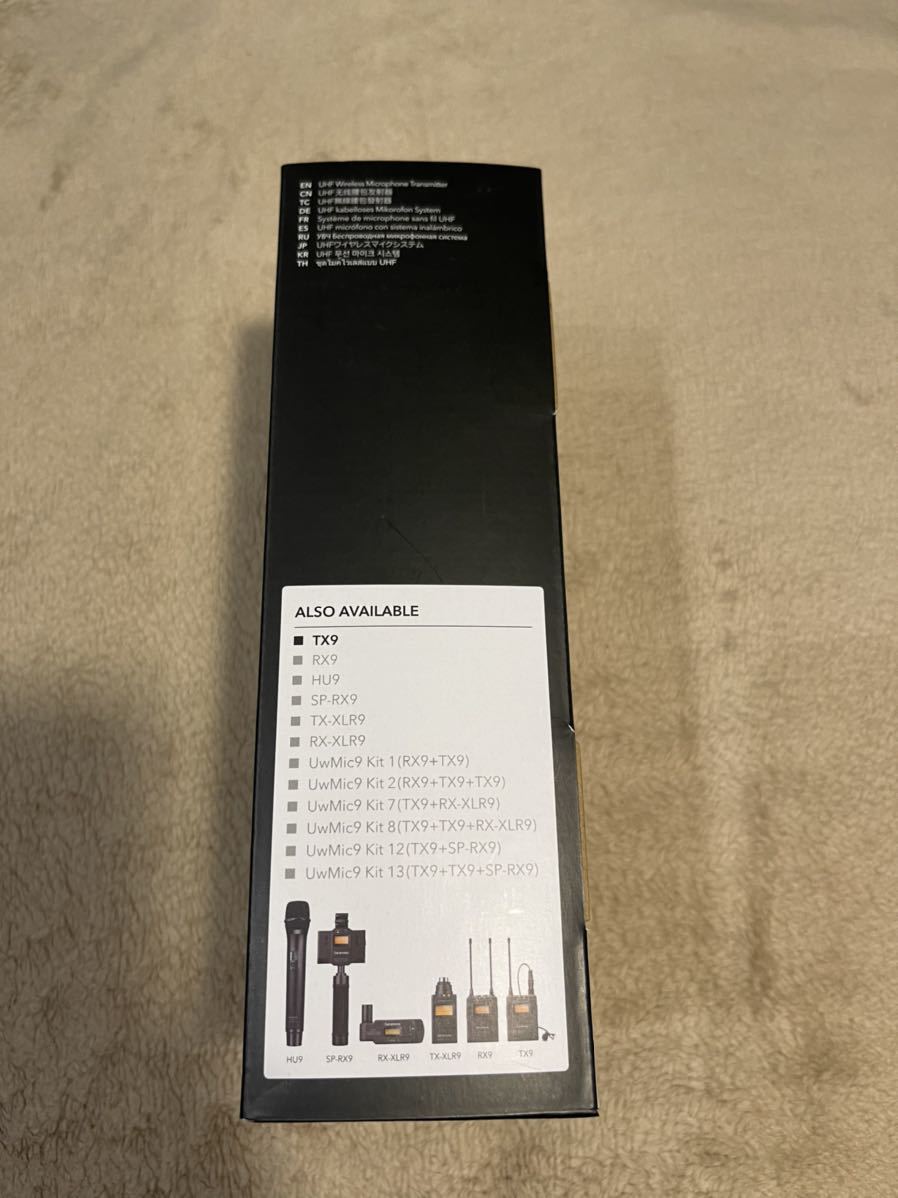 新品未開封 Saramonic UwMic9 TX9 UHFワイヤレスマイクロフォン 送信機