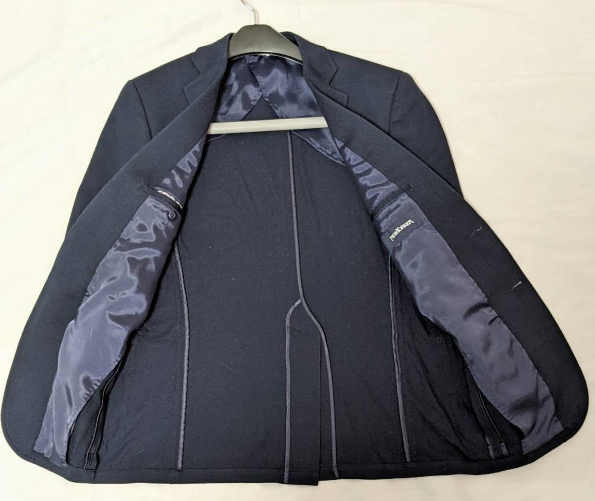 ニューヨーカー NEWYOKER テーラードジャケット ネイビー サイズM 