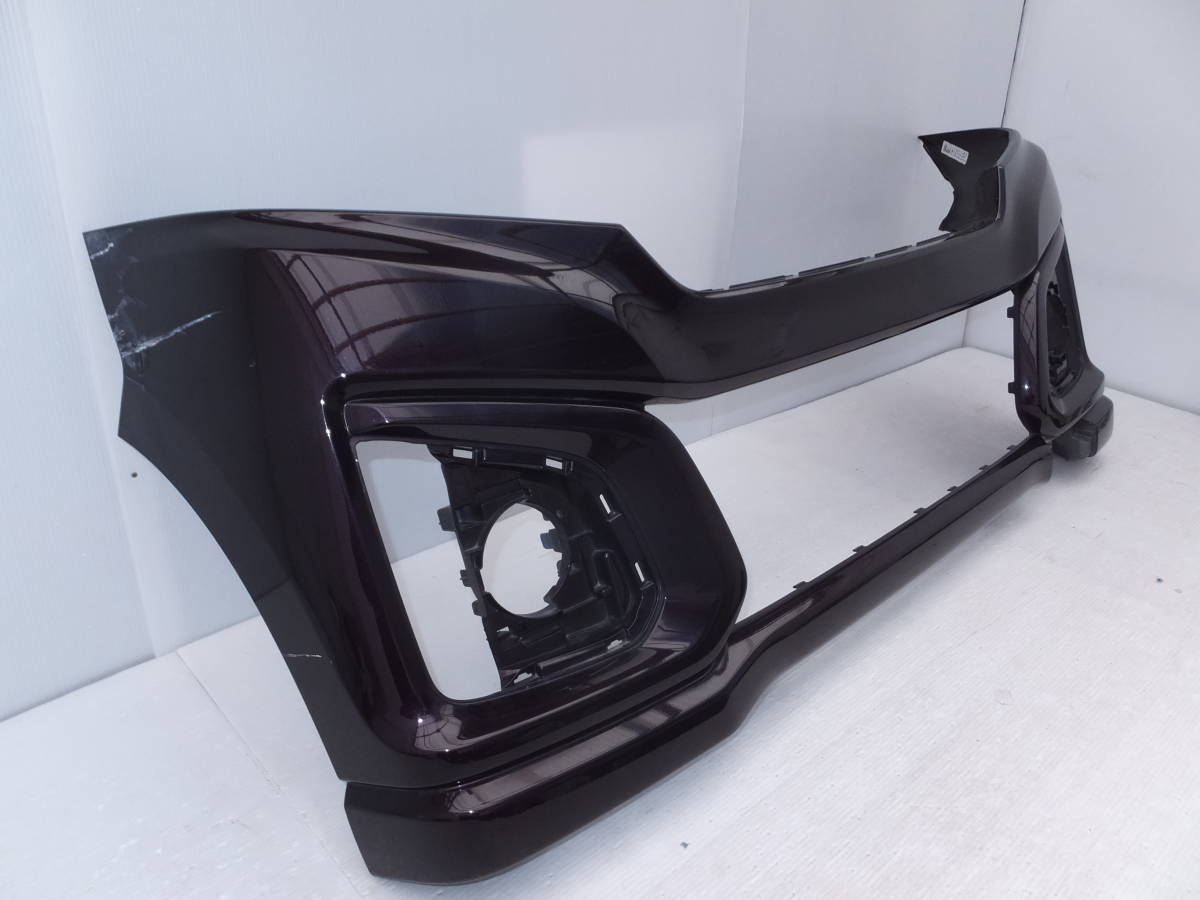 スペーシア フロントバンパー 純正 カスタム 後期 MK42S 79853◇MK42S