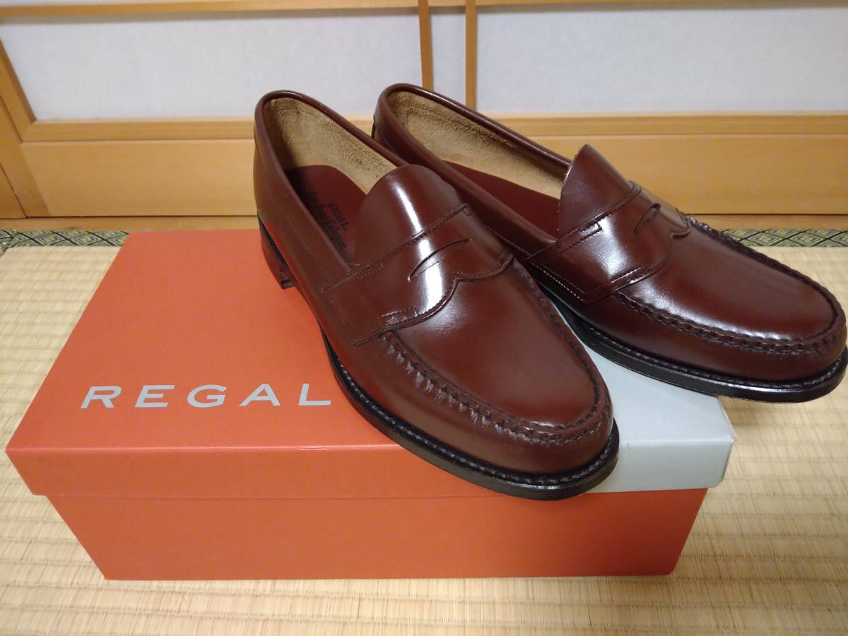 新品未使用品　希少REGAL 2765 East coast collection サドルローファー 　26cm(2E）