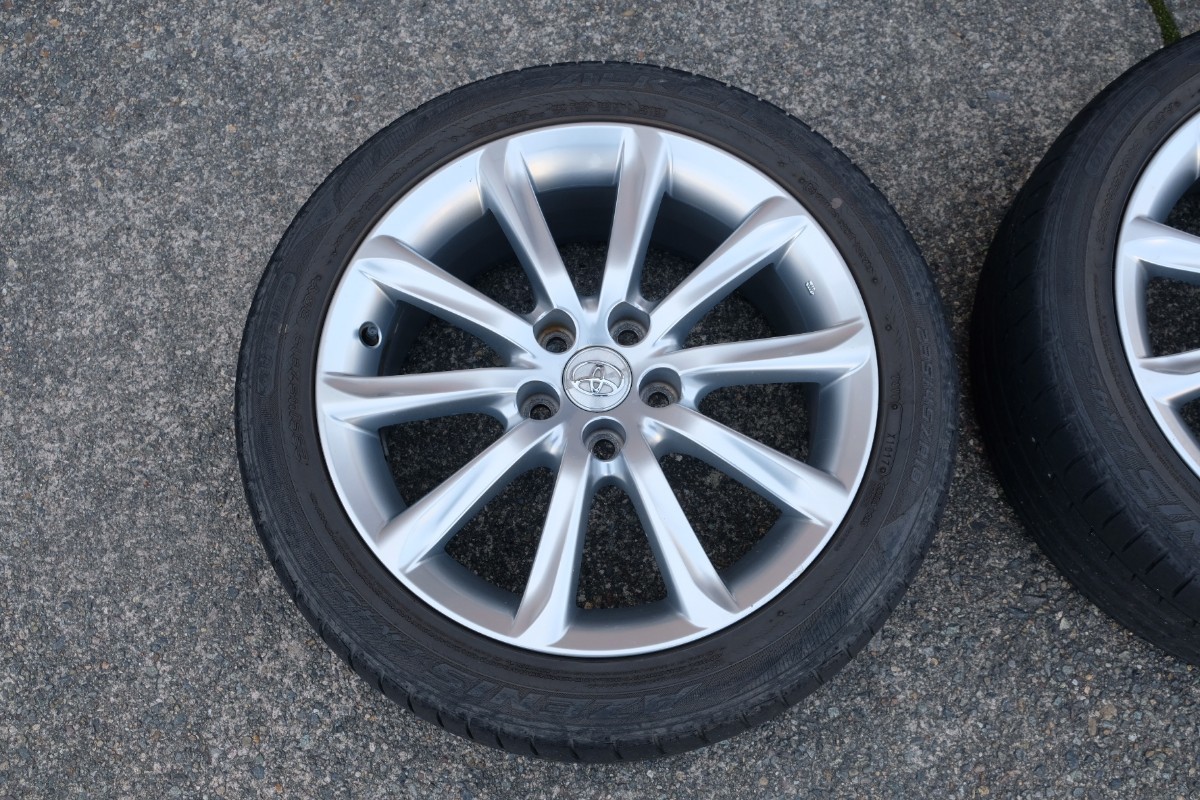 トヨタ純正 130系 マークX 235/45R18 8J +45 PCD114.3 18インチ 