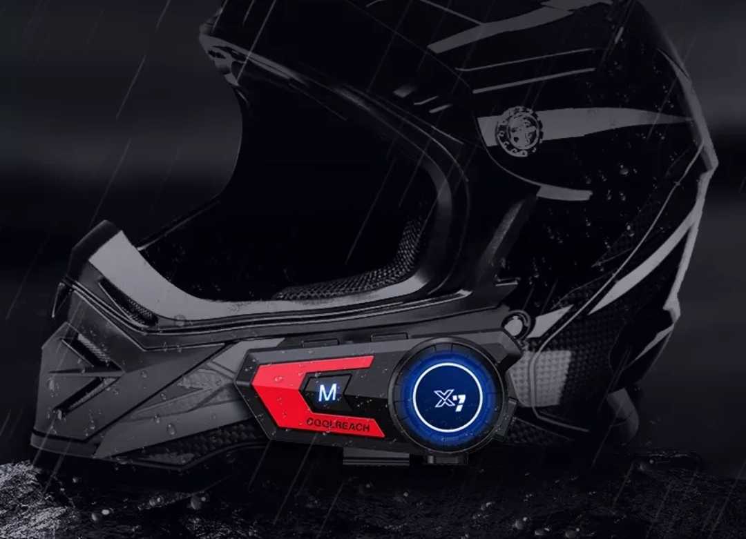 オートバイ☆最新X7！バイク フルセット インカム ヘッドセット♪高品質 ノイズ無 Bluetooth ペアリング ツーリング LINE通話