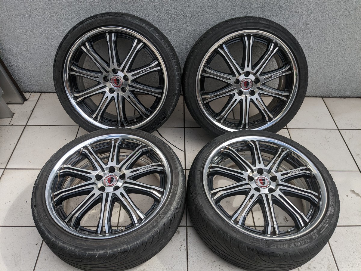 work シュバート SC1 18インチ 7.5J+50 5H100 215/40R18 プリウス 86 
