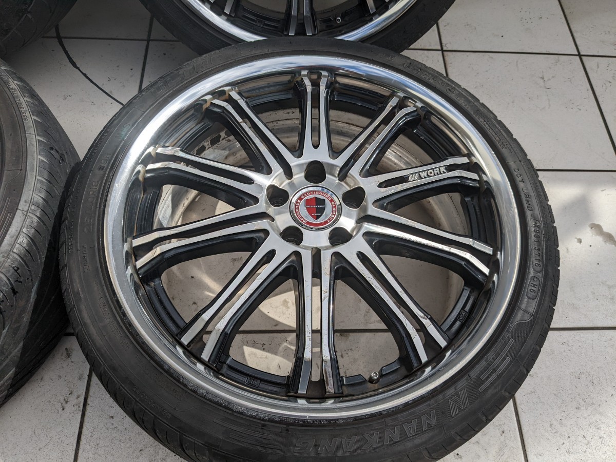work シュバート SC1 18インチ 7.5J+50 5H100 215/40R18 プリウス 86 