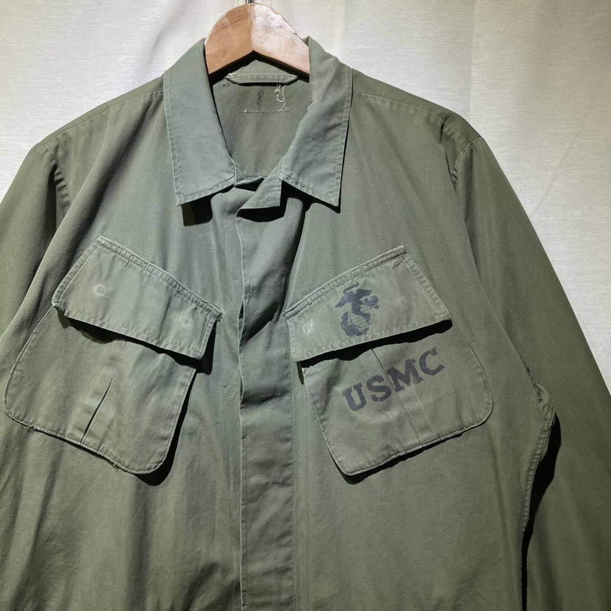 米軍実物 60sジャングルファティーグ 3rd前期 ノンリップ S⁄L 60s 米軍 米