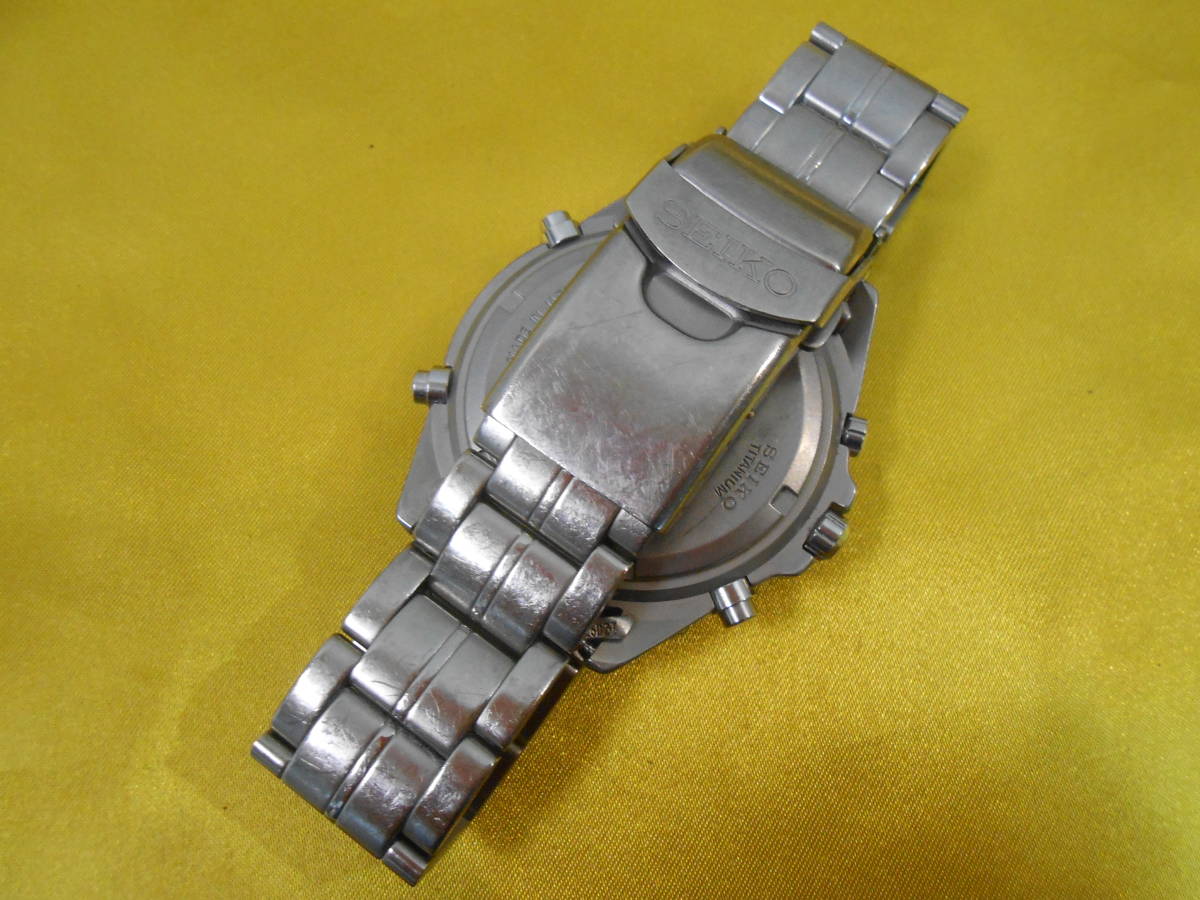 SEIKO/セイコー】CHRONOGRAPH TITANIUM/クロノグラフ チタニウム 7T32 