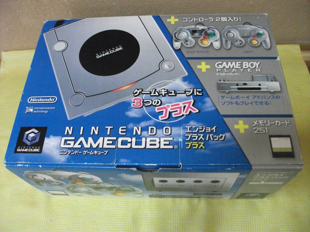 □任天堂 ゲームキューブ ○エンジョイプラスパックプラス 一式 +接続 □任天堂 ゲームキューブ ○エンジョイプラスパックプラス 一式 +接続