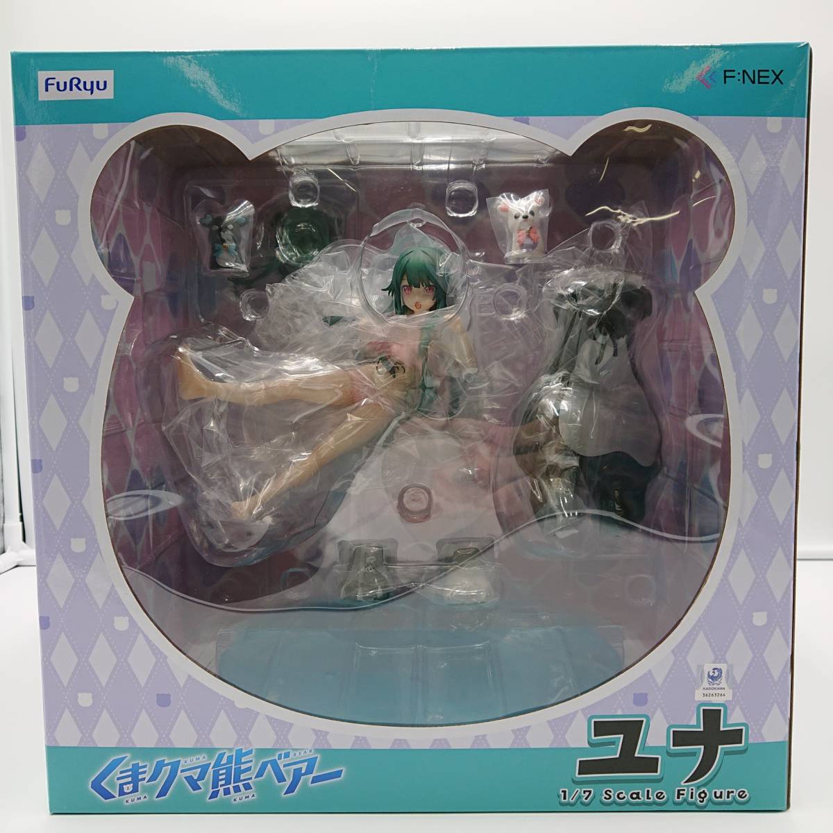 玩C25 フィギュア【未開封】くまクマ熊ベアー ユナ 1/7スケール AMU 