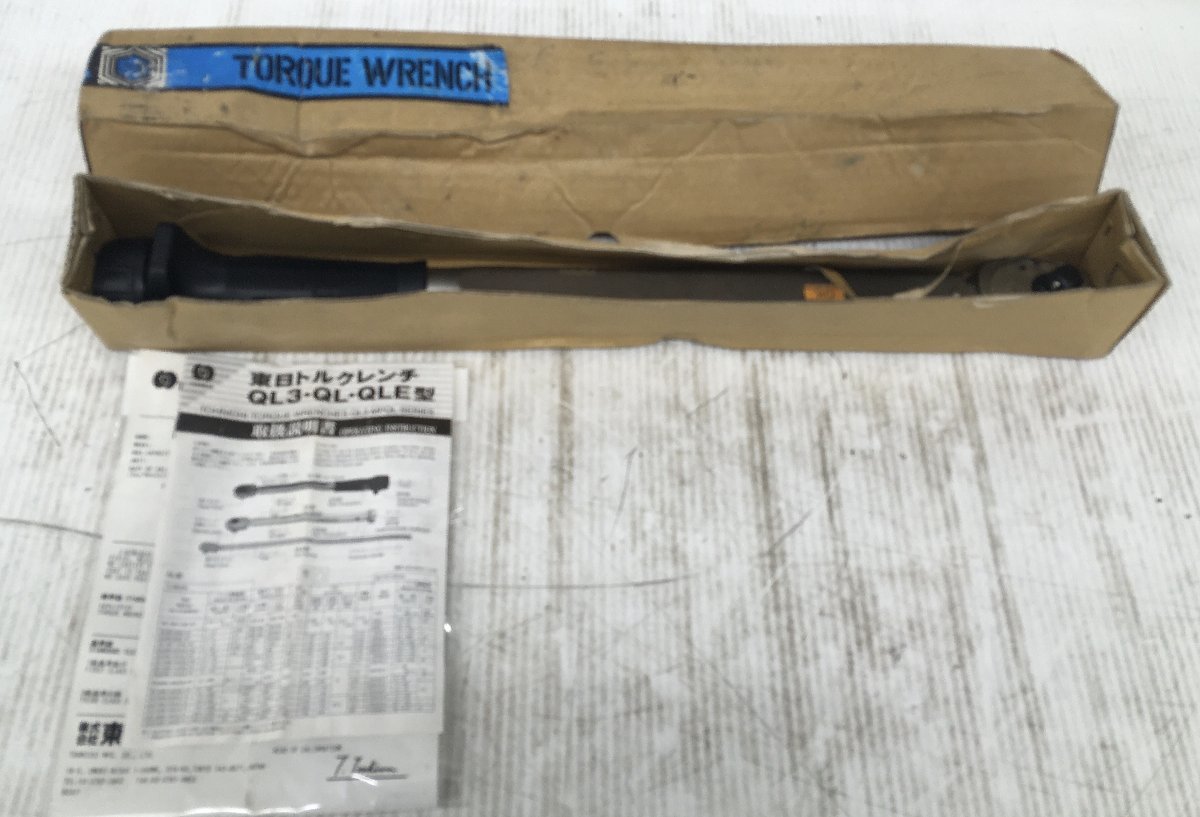 【未使用品】トーニチ　プレセット形トルクレンチ 40~200N・m QL200N ITT6TKEYZE5A