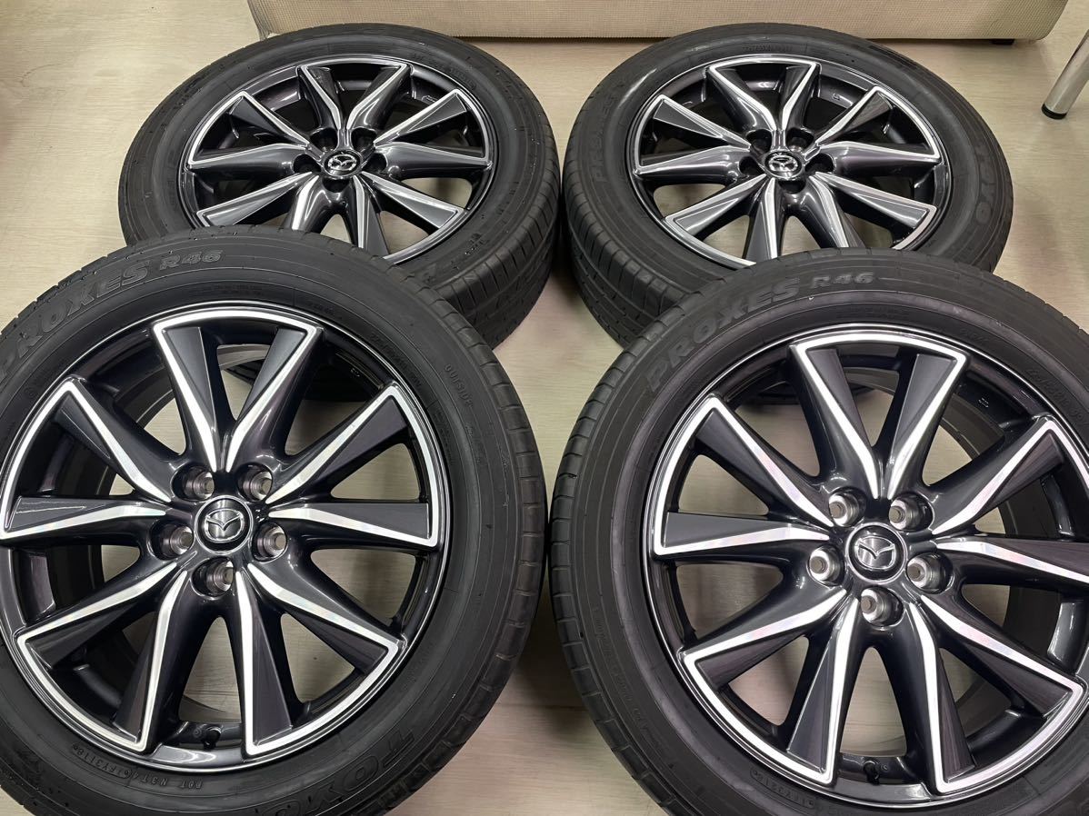 CX-5純正（KF系）19インチ7Jインセット45 PCD114.3-5H☆中古タイヤ 