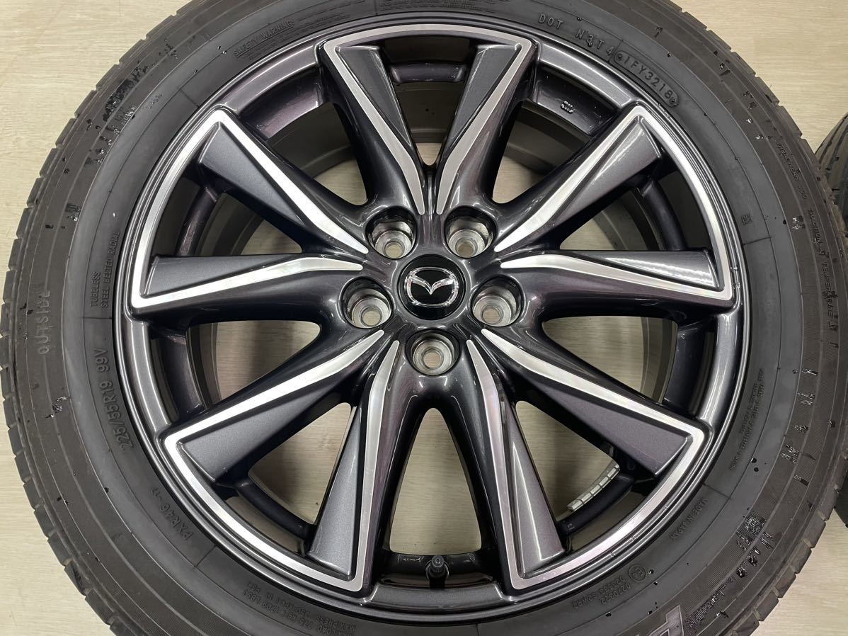 CX-5純正（KF系）19インチ7Jインセット45 PCD114.3-5H☆中古タイヤ 