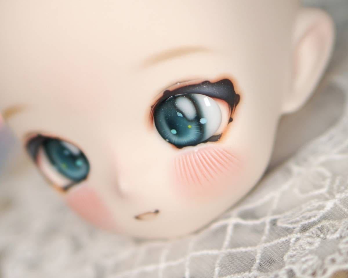 TTfaceup】 PUYOODOLL KUMAKO EGG01（削りある） クリーム肌 カスタム 