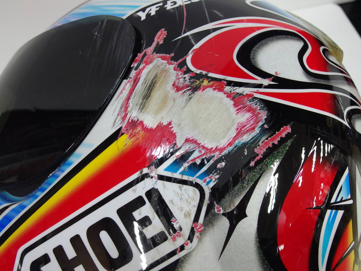 Lサイズ□SHOEI(ショウエイ) X-8R hi DAIJIRO 加藤大治郎レプリカ 難 